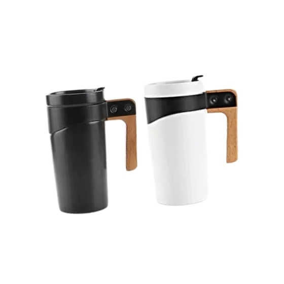 Imagem de Caneca de Cerâmica com Cabo de Madeira